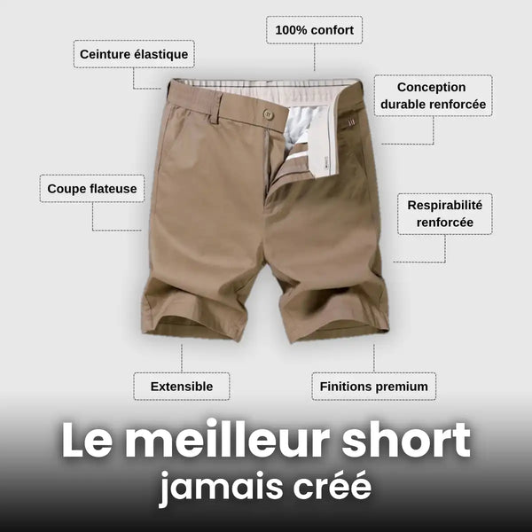 Nivafit™ - Short en coton extensible