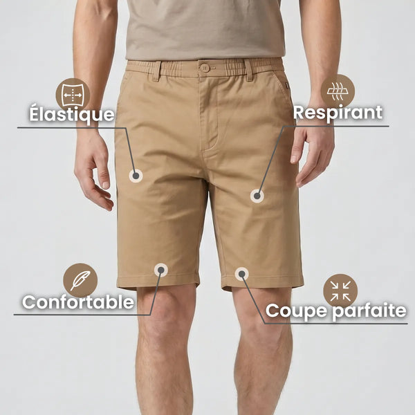 Nivafit™ - Short en coton extensible
